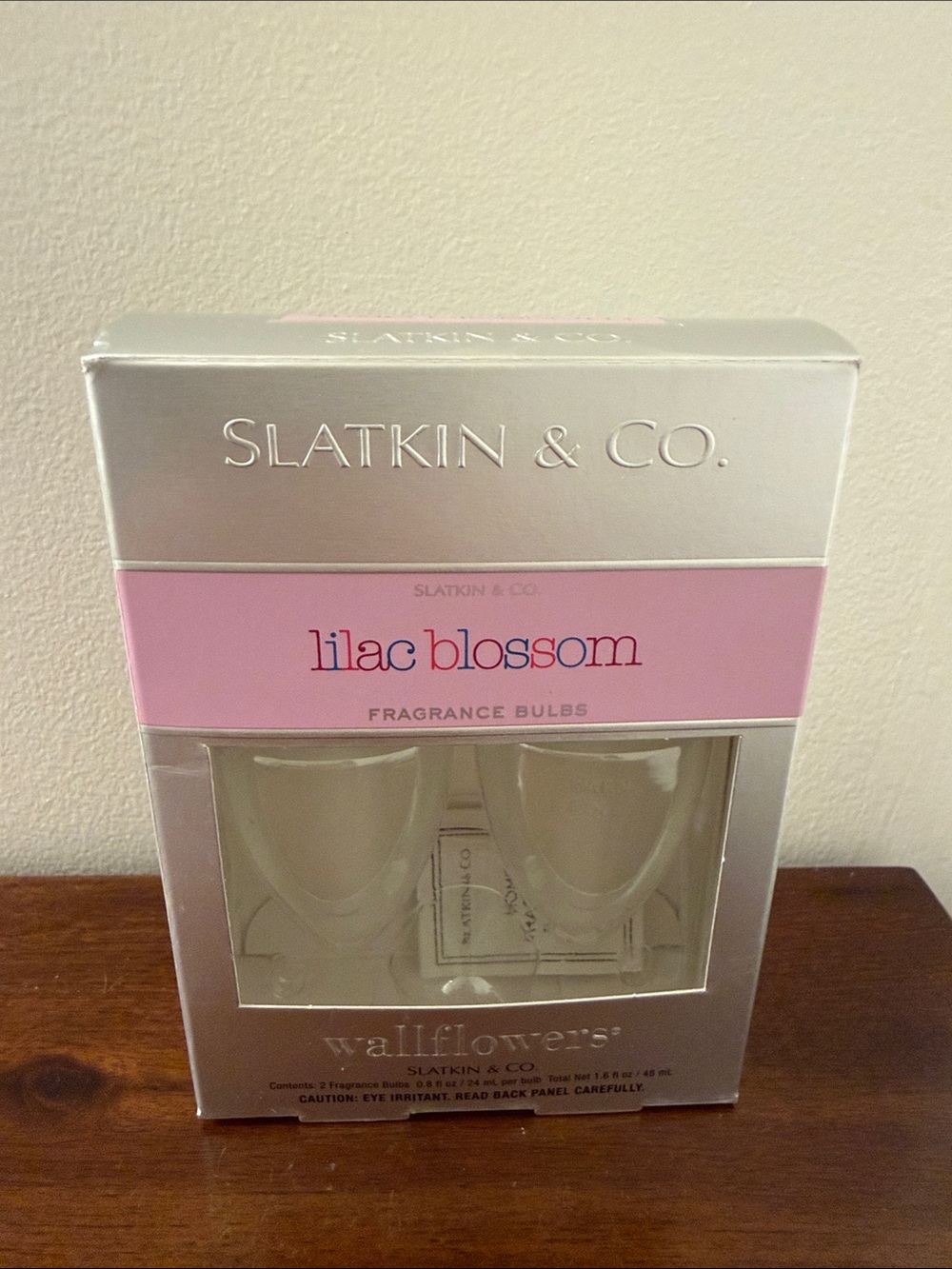 Slatkin & Co. Lilac Blossom 2 Pk Pack Wallflower Fragrance Bulbs Refills NIB